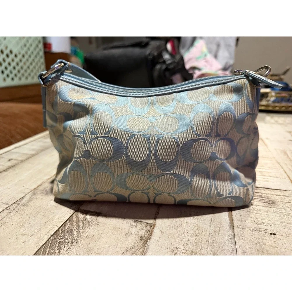 Y2K Coach Signature C Hobo Shoulder Bag - Picture 2 of 5